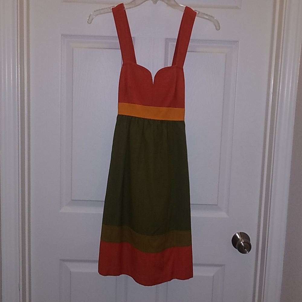 Trina turk crisscross strap dress